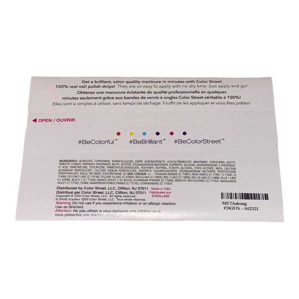 Color Street METASTRONG Metastatic Breast Cancer Awareness Day Glitter Set - Picture 4 of 6